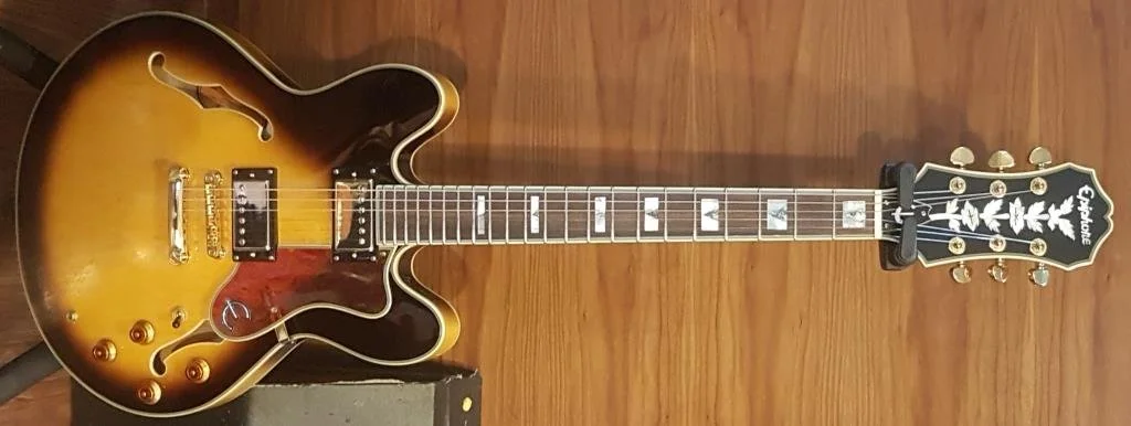 2005 Korean Epiphone Sheraton 2 VS in Hardcase — Glasgow Cross Music